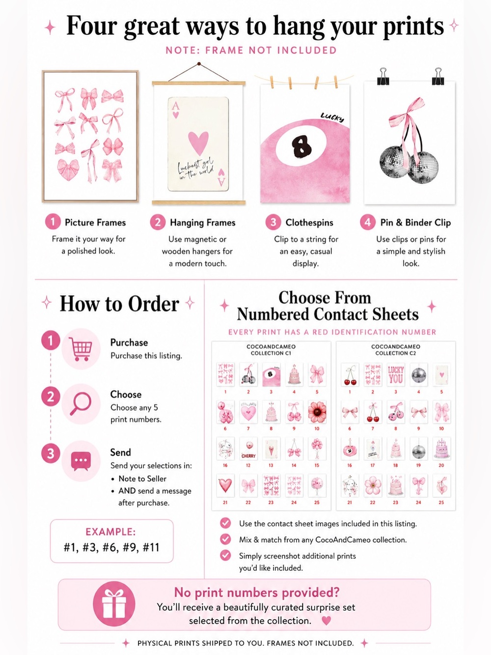 Pick 4 | Coquette Chic Glam & Chanel Gallery Wall Art | Custom 8x10 GiclĂŠe Set - Picture 3 of 12